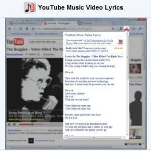 Como ver la letra de una cancion en Youtube